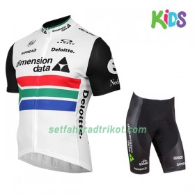 Fahrradbekleidung Radtrikot Kurzarm + Radhose Kurze 2017 Dimension Data Afrikanische Meister Kinder 